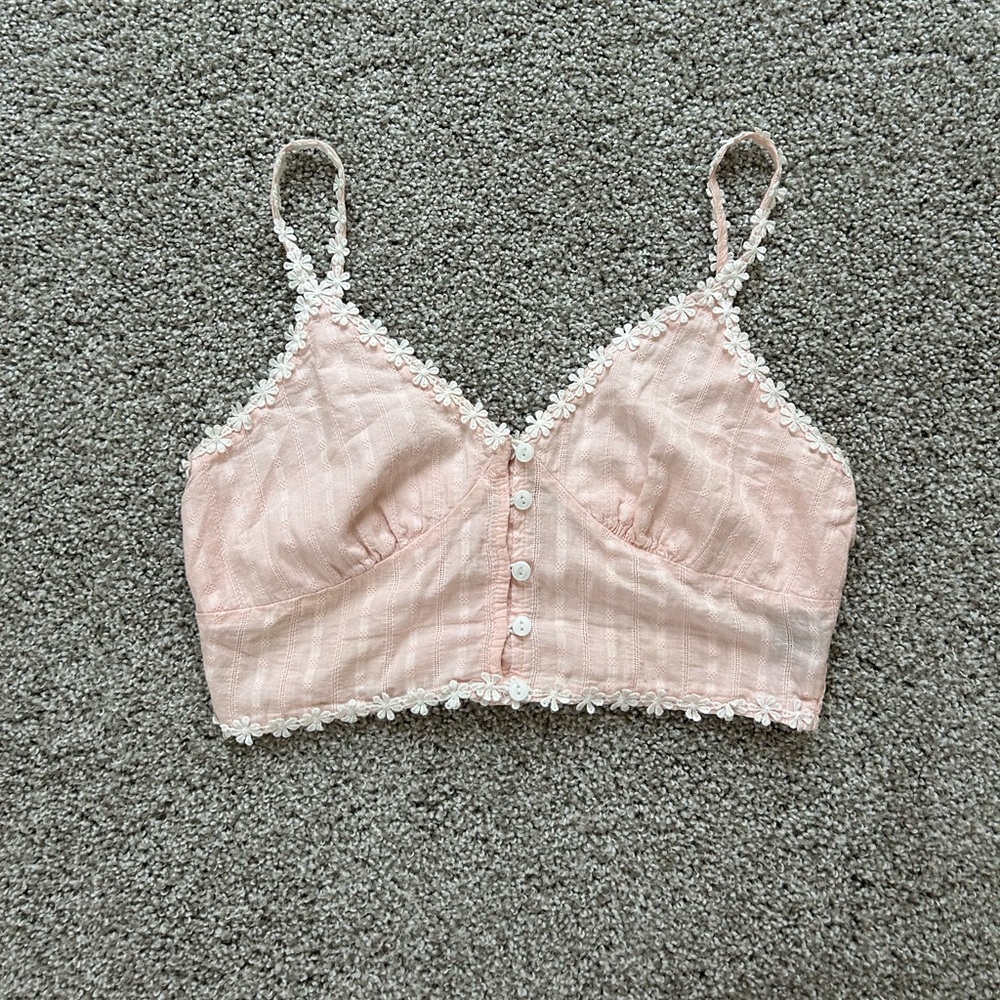 floral crop top